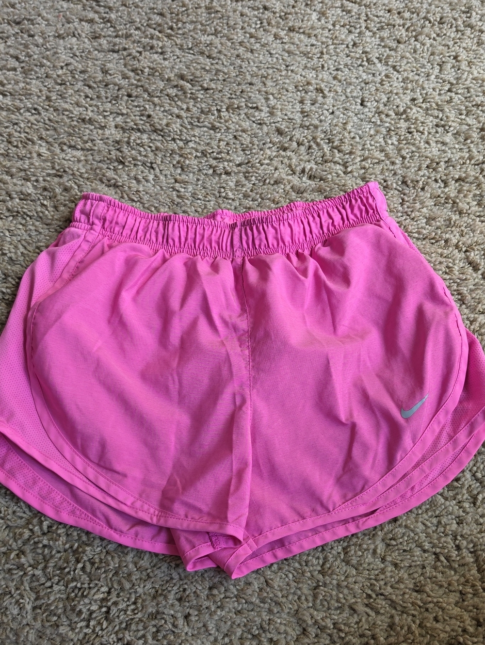 Nike Women's Bright Pink Athletic Running Shorts